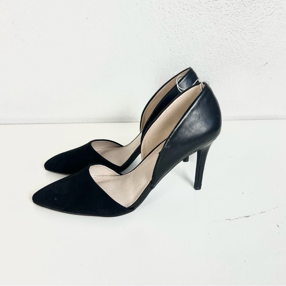 NWT French Connection Black Stiletto D’orsey Pumps Heels - Picture 4 of 8